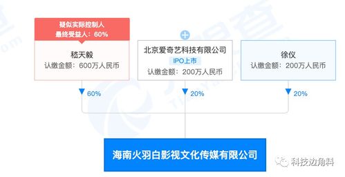 爱奇艺布局影视产业 成立海南火羽白影视公司并持股20%